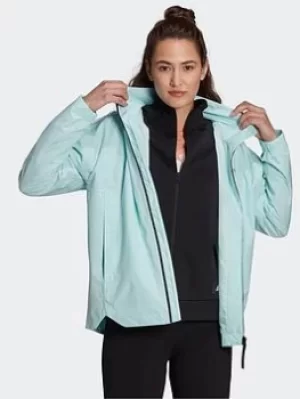 Image of adidas Traveer RAIN.RDY Jacket, Black Size XL Women