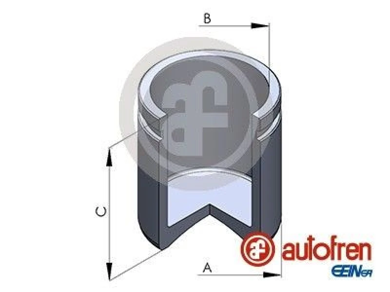 Image of AUTOFREN SEINSA Brake caliper piston AUTOFREN SEINSA D025802