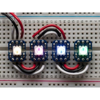 image of 1312 Breadboard-friendly RGB LEDs NeoPixel (pack of 4) - Adafruit