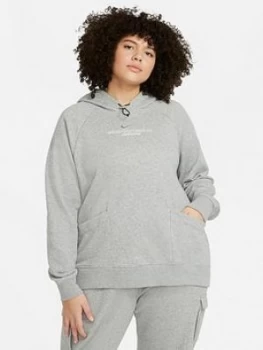 image of Nike Nsw Swoosh Oth Hoody, Dark Grey Heather Size M Women