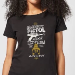 Image of Looney Tunes ACME Disintegrating Pistol Womens T-Shirt - Black