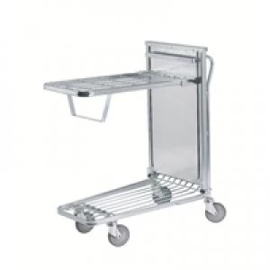 Image of Slingsby In Store Trolley Spring Tray Metallic GreyBlue 375425