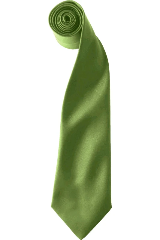 Image of Premier Premier Men Colours Satin Clip Tie Pack of 2 in Green Green One Size Male 5059269153946
