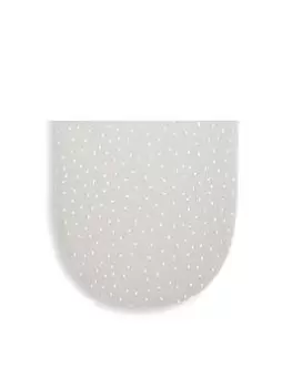 Image of The Little Green Sheep Organic Moses Basket Fitted Sheet - Dove Rice