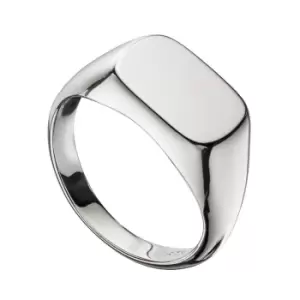 Image of Sterling Silver Engravable Signet Ring
