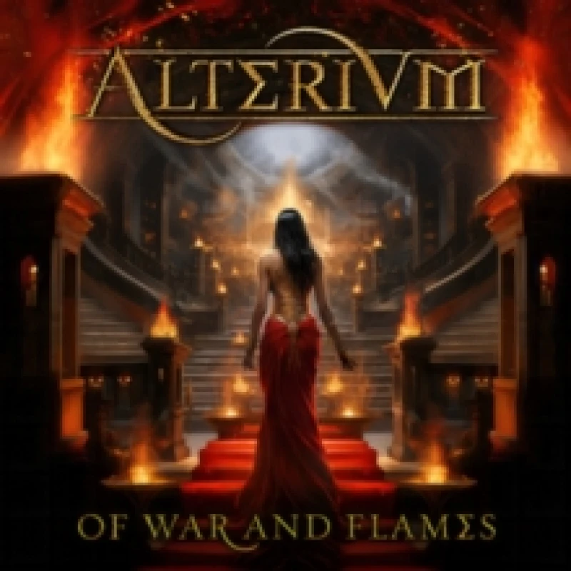 Image of Alterium Of war and flames LP multicolor Onesize Unisex