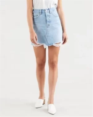 Image of levis Skirts Women Light blue jeans