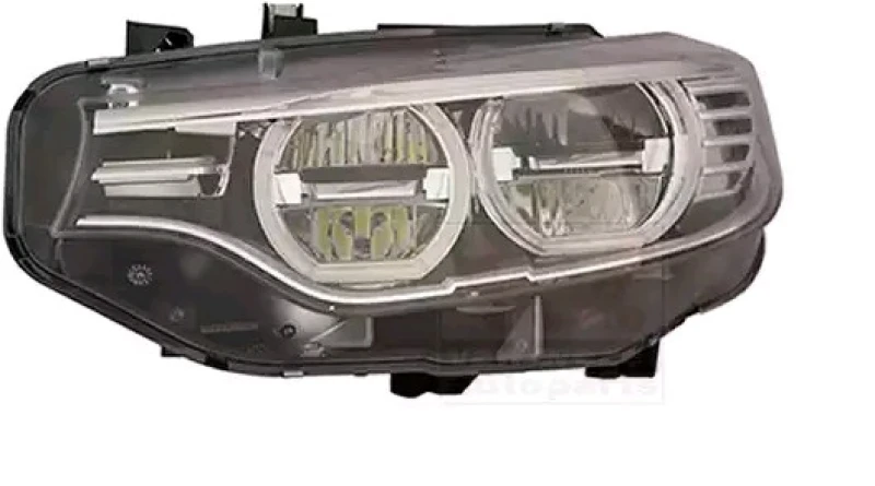 Image of VAN WEZEL 0624961M Headlights LED, without control unit, Left, with motor for headlamp levelling Headlight (259)
