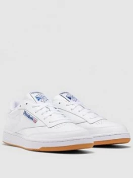 image of Reebok Club C 85, White, Size 10, Men