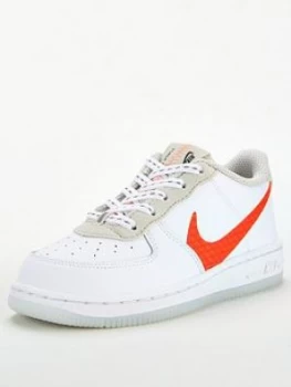 Image of Nike Force 1 Lv8 3 Infant Trainer - White/Orange