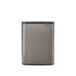 image of Brabantia 12L Bo Waste Bin - Platinum