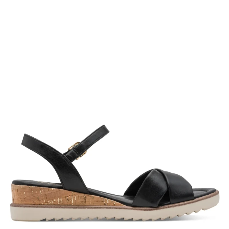 Image of tamaris Womens wedge sandals Tamaris 1-28106-42 Noir Female 37