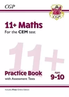 Image of 11+ CEM Maths Practice Book & Assessment Tests - Ages 9-10 (with Online Edition)