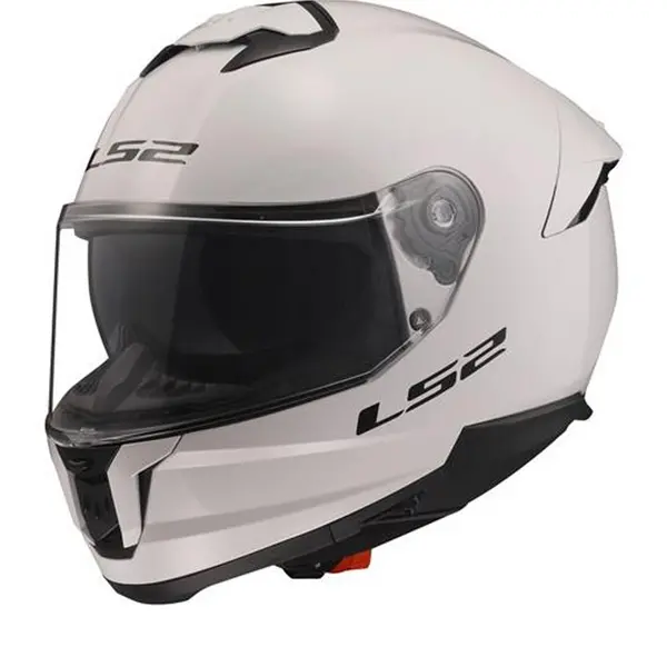 Image of LS2 FF808 Stream II Gloss White 06 Full Face Helmet Size S