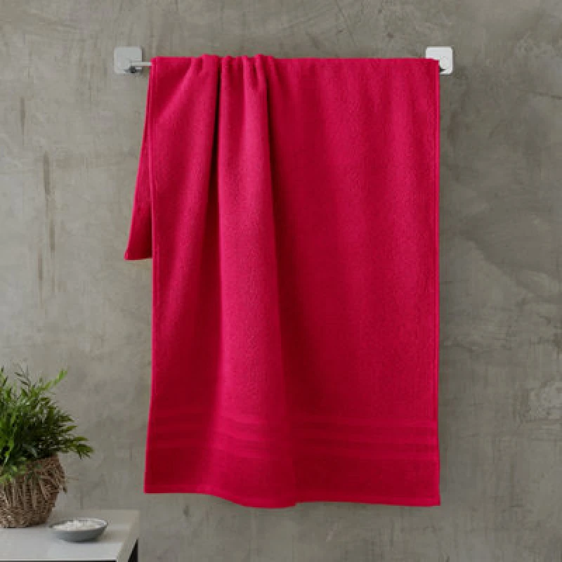 Image of Catherine Lansfield Zero Twist Cotton 50X85Cm Hand Towel Hot Pink