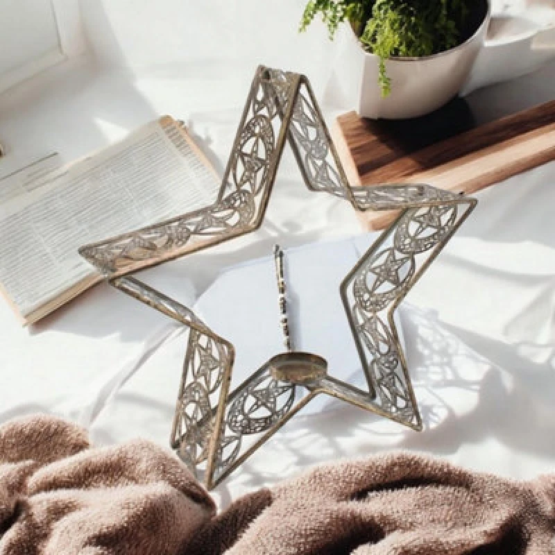 Image of MSL 37CM METAL CANDLE HOLDER