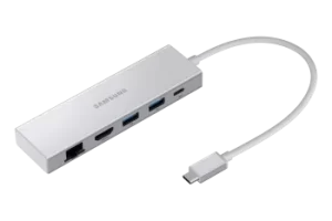 Image of Samsung Multiport Adapter in Silver (EE-P5400USEGWW)