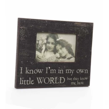 Image of Own Little World Frame By Heaven Sends