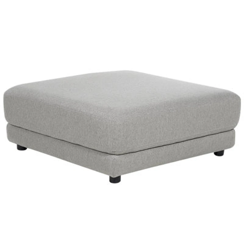 Image of Beliani Ottoman Sigtuna Fabric Light Grey