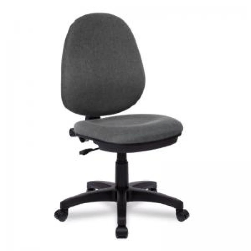 Image of Java Nautilus Designs Java 100 Medium Back Single Lever Fabric Operator Office Chair Without Arms Grey - BCF/I300/GY BCF/I300/GY