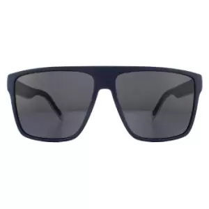 image of Square Blue White Grey Sunglasses