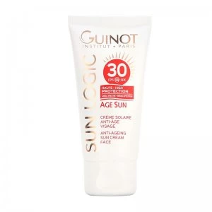 image of Guinot Age Sun Anti Ageing Sun Face Cream SPF30 50ml