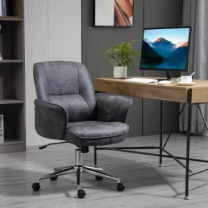 Image of Polruan Mid Back Swivel Office Chair, Red