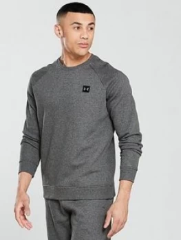 Image of Urban Armor Gear Rival Fleece Crew Neck Sweat Charcoal Heather Size XL Men