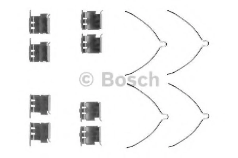 Image of Brake pad fitting kit Bosch 1 987 474 396