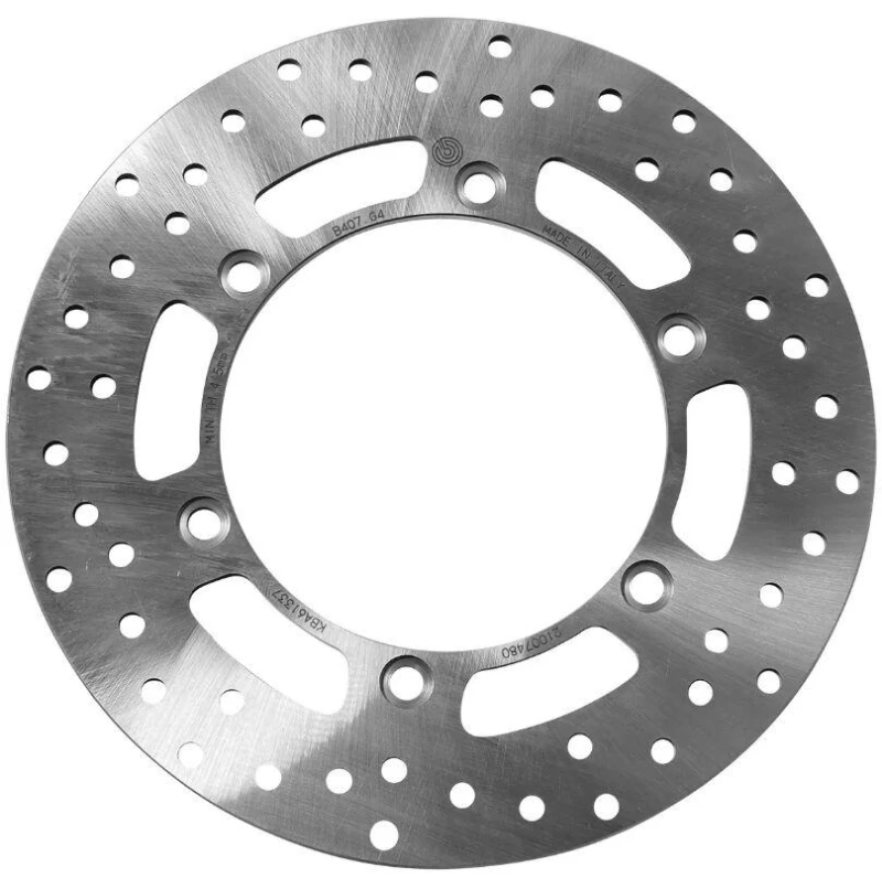 Image of 68B407G4 - Brembo Oro Prime Line Fixed Brake Disc For Moto Guzzi California 1100 ALU 2003 Rear Silver/Stainless Steel 68B407G4