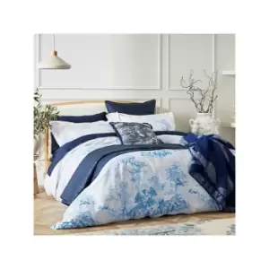 Image of Ted Baker Landscape Toile Duvet Cover Double Blue