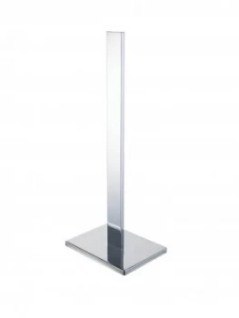 Image of Aqualux Haceka Edge Spare Toilet Roll Holder - Chrome