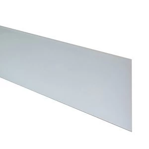 Image of 6mm Splashwall White Bevelled Glass Upstand (L)0.6m