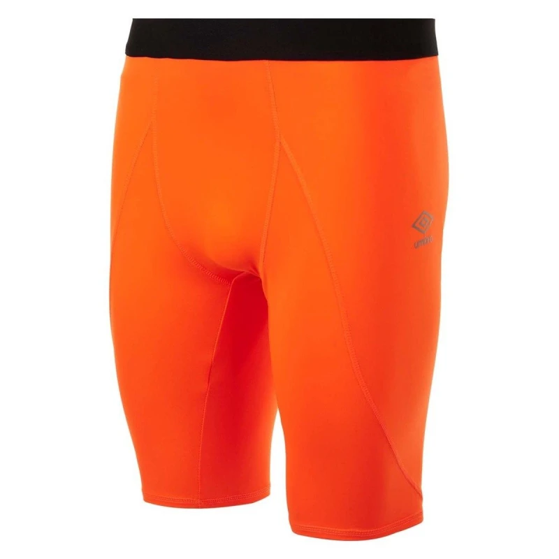Image of Umbro Umbro Men Player Elite Power Shorts in Orange Size: Small Orange S Male 5063107697714