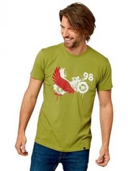 Image of Joe Browns Flying Through Life T-Shirt - Green , Green, Size XL, Men