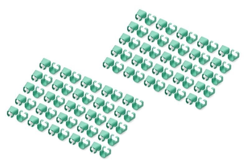 Image of Digitus Color clips for Patch cable - Green
