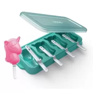 Image of Zoku Unicorn Ice Pop Mould (4 sticks) Green