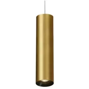 image of Larissa Ariadnis Brushed Brass Ceiling Pendant GU10 10W Dark Light