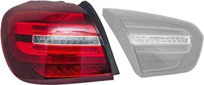 Image of VAN WEZEL Rear light VAN WEZEL 2950921