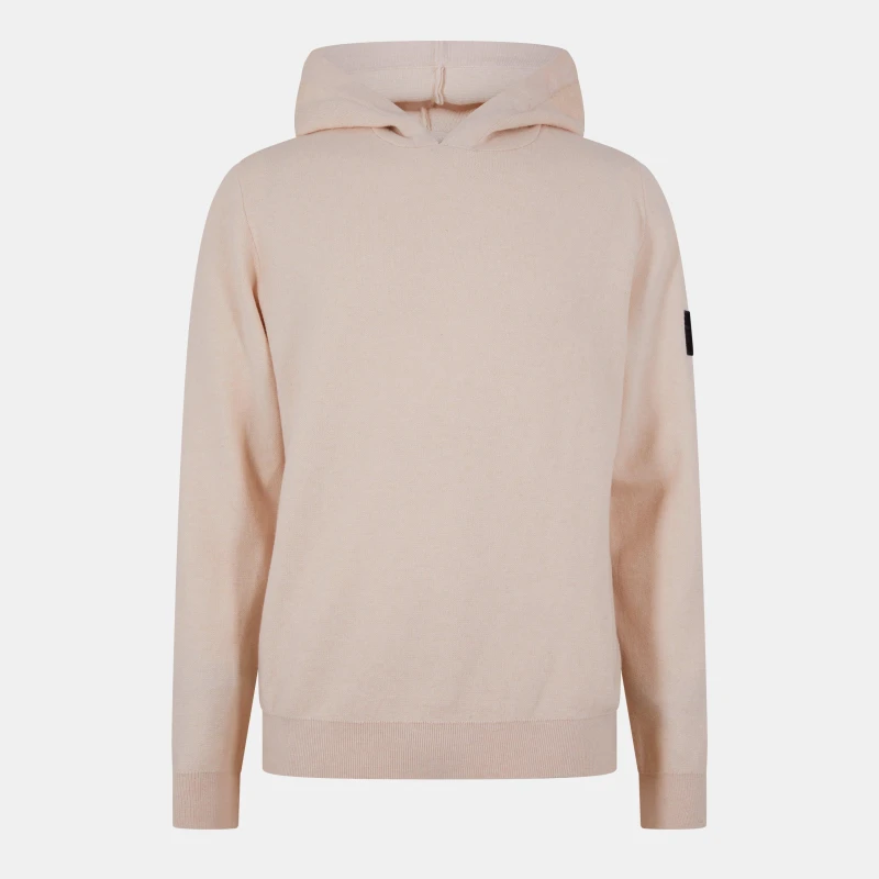 Image of Jack and Jones Mens Junior Knitted Hoodie Moonbeam male XS