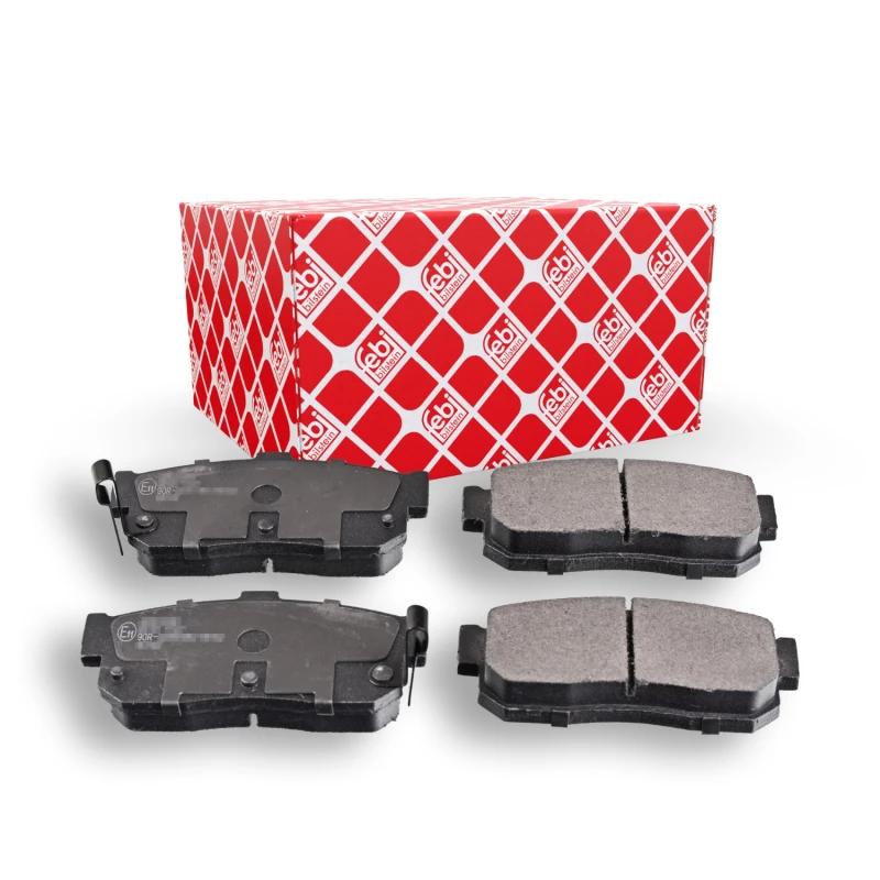 Image of FEBI BILSTEIN 16272 Brake pad set Rear Axle, with acoustic wear warning Brake Pad Set,disc brake (402)