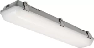 Image of KnightsBridge 230V IP65 IK08 2ft Selectable 14W/26W CCT Adjustable ST Emergency Non-Corrosive