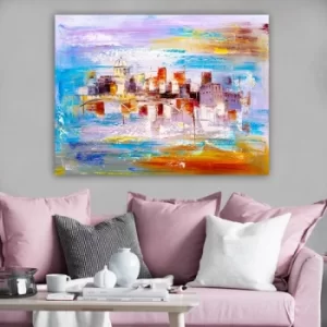 Image of 619348370_70100 Multicolor Decorative Canvas Painting