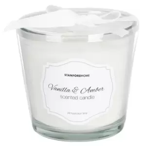 Image of Stanford Home 3 Wick Candle Jar - Cream