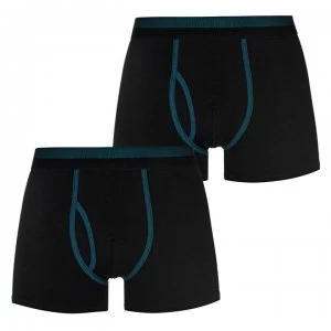 image of SoulCal 2 Pack Boxers - Black/Green