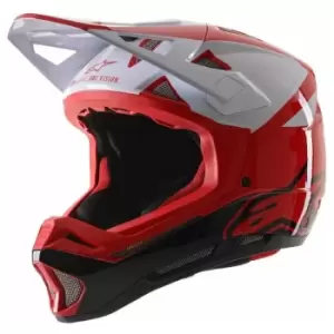 Image of MISSILE PRO COSMOS - CE EN 2020: GLOSSY RED/WHITE L AP88030203182L - Alpinestars