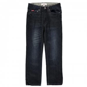 image of Lee Cooper Belted Jean Junior - Dark Wash