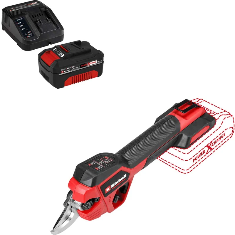 Image of Einhell Professional GP-LS 18/28 Li BL 18v Cordless Brushless Pruning Shears GP-LS 18/28 Li BL Batteries: 1 x 4ah Li-ion