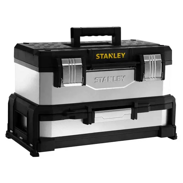 Image of Black & Decker 20" GALVANIZED METALPLASTIC TOOLBOX 1-95-830