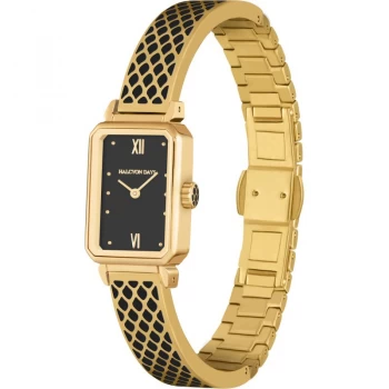 Image of Salamander Black & Gold Bangle Watch